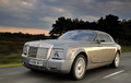 Rolls Royce Phantom Coupe gris 3/4 avant gauche travelling