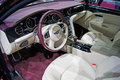 Mondial de l'Automobile Paris 2010 - Bentley Mulsanne violet intérieur