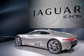 Mondial de l'Automobile Paris 2010 - Jaguar C-X75 gris 3/4 arrière gauche 2