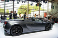 Mondial de l'Automobile Paris 2010 - Lamborghini Gallardo LP560-4 Spyder anthracite profil