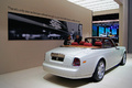 Mondial de l'Automobile Paris 2010 - Rolls Royce Phantom Drophead Coupe blanc 3/4 arrière droit