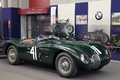 Jaguar Type C vert 3/4 avant droit