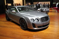 Salon de Genève 2010 - Bentley Continental Supersports anthracite mat 3/4 avant droit