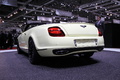 Salon de Genève 2010 - Bentley Continental Supersports Convertible blanc cassé 3/4 arrière gauche