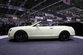 Salon de Genève 2010 - Bentley Continental Supersports Convertible blanc cassé profil