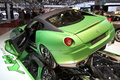 Salon de Genève 2010 - Ferrari HY-KERS vert mat 3/4 arrière gauche