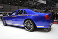 Salon de Genève 2010 - Rolls Royce Ghost Mansory bleu profil