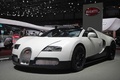 Bugatti Veyron Grand Sport blanc mate/noir 3/4 avant gauche