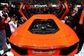 Lamborghini Aventador LP700-4 orange capot moteur