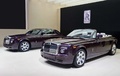 Rolls Royce Phantom Coupe & Drophead Coupe violet 3/4 avant gauche
