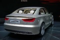 Audi A3 e-Tron Concept gris 3/4 arrière droit