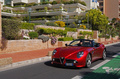 Top Marques Monaco 2010 - Alfa Romeo 8C Competizione Spider rouge 3/4 avant gauche test drive