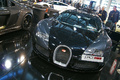 Top Marques Monaco 2010 - Bugatti Veyron anthracite/noir face avant penché