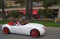 Top Marques Monaco 2010 - Wiesmann MF5 Roadster blanc profil test drive