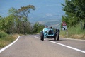 Bugatti Type 35, bleu ciel, action face