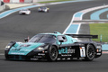 Maserati MC12 Corsa FIA GT1 noir/vert 3/4 avant gauche