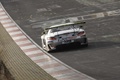 Mercedes SLS AMG GT3 gris face arrière penché 2