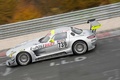 Mercedes SLS AMG GT3 gris filé penché vue de haut