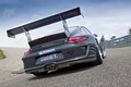 Porsche 997 GT3 Cup anthracite face arrière penché