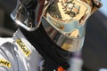 Spyker C8 Spyder GT2-R orange/gris casque debout