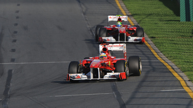 Australie 2011 Ferrari Alonso et Massa