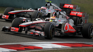 Chine 2011 McLaren Hamilton et Button