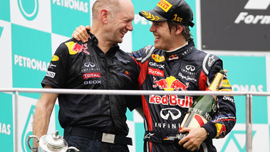 Malaisie 2011 Vettel et Newey