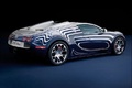Bugatti Veyron L'or Blanc - 3/4 arrière droit