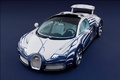 Bugatti Veyron L'or Blanc - 3/4 avant gauche
