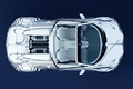 Bugatti Veyron L'or Blanc - vue de dessus