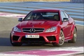 Mercedes C63 AMG Black Series - rouge - 3/4 avant gauche