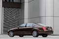 Mercedes S600 marron 3/4 arrière gauche