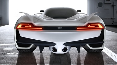 SSC Tuatara - blanc - arrière