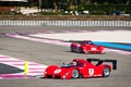 10 000 Tours du Castellet 2012 - Ferrari 333 SP rouge 3/4 avant gauche filé