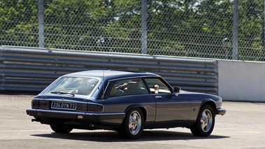 Autodrome Héritage Festival 2012 - Jaguar XJS Eventer anthracite 3/4 arrière droit