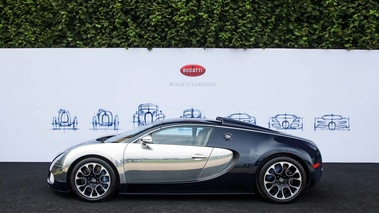 Chantilly Arts & Elégance 2016 - Bugatti Veyron Grand Sport Sang Bleu profil