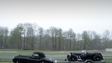 Coupes de Printemps 2012 - Jaguar XK120 noir & Aston Martin noir