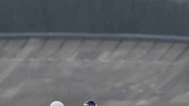 Coupes de Printemps 2013 - Arnolt Bristol Bolide bleu face avant debout