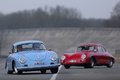 Coupes de Printemps 2013 - Porsche 356 bleu 3/4 avant droit