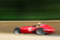 Goodwood Festival of Speed 2017 - Ferrari rouge 3/4 arrière gauche filé