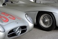 Goodwood Revival - Mercedes SLR, argent, nez