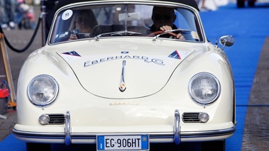 Porsche 356 Eberhard, cabrio, blanc, face