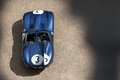 Hampton Court Palace Concours of Elegance 2017 - Jaguar Type D bleu vue de haut 2