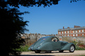 Hampton Court Palace Concours of Elegance 2017 - Lancia Astura Aerodinamica Castagna vert 3/4 arrière droit