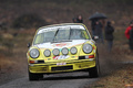 Porsche 911, jaune, action face