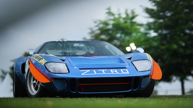 Le Mans Classic 2018 - Ford GT40 bleu face avant