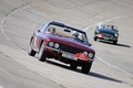 Raid Suisse-Paris 2012 - Jensen Interceptor Convertible bordeaux 3/4 avant droit