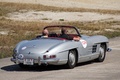 Raid Suisse-Paris 2012 - Mercedes 300 SL Roadster gris 3/4 arrière droit