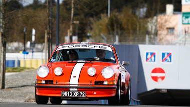 Rallye de Paris Classic 2012 - Porsche 911 Carrera orange face avant