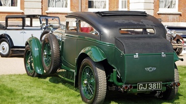 Bentley Speed-Six Gurney Nutting Sportsman Coupé vert 3/4 arrière gauche